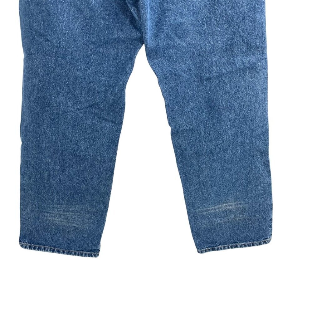 Vintage 90s Tommy Hilfiger Baggy Blue Jeans Mens Size 33 x 30 Streetwear Logo - Picture 4 of 12